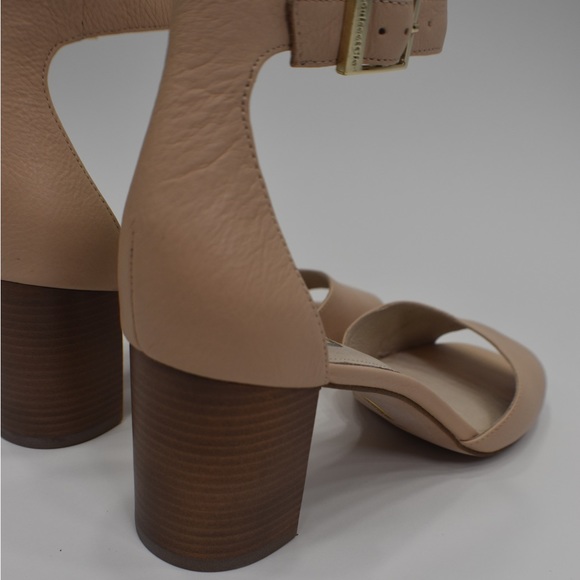 Louise Et Cie Kamisa Nude Leather Heels US 10M - Picture 7 of 13